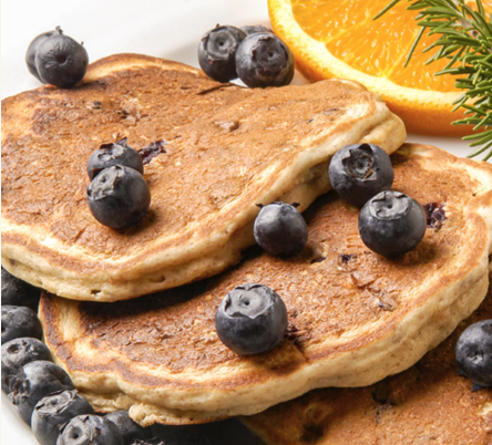 Soy flour pancakes