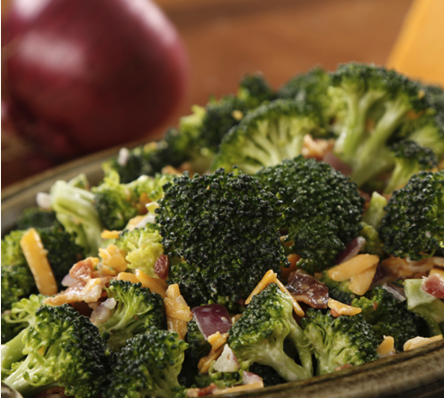 Broccoli and apple salad